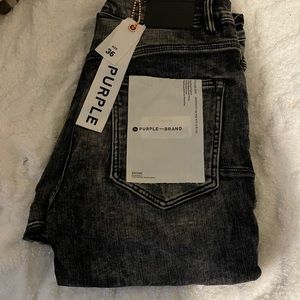 Purple jeans